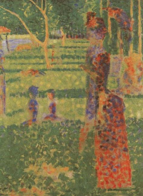 Georges Seurat Couple oil painting picture